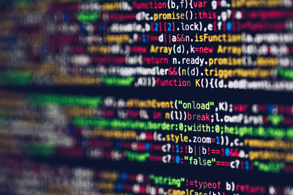 multi-colored code